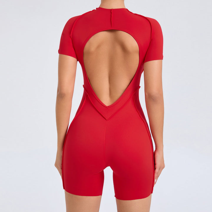 Charming Backless Mini Jumpsuit