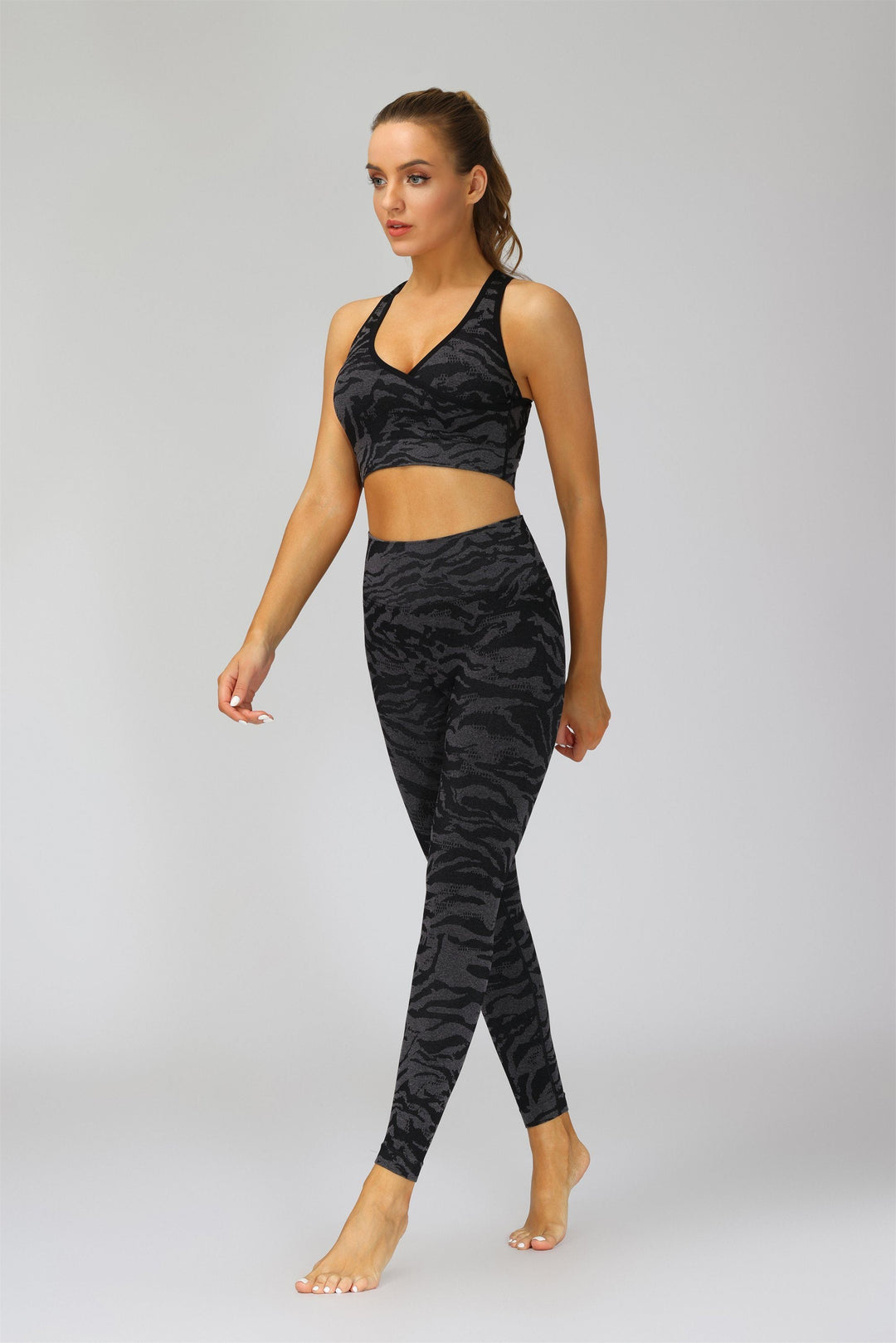 Wildly Comfortable Tiger-Print Seamless Leggings