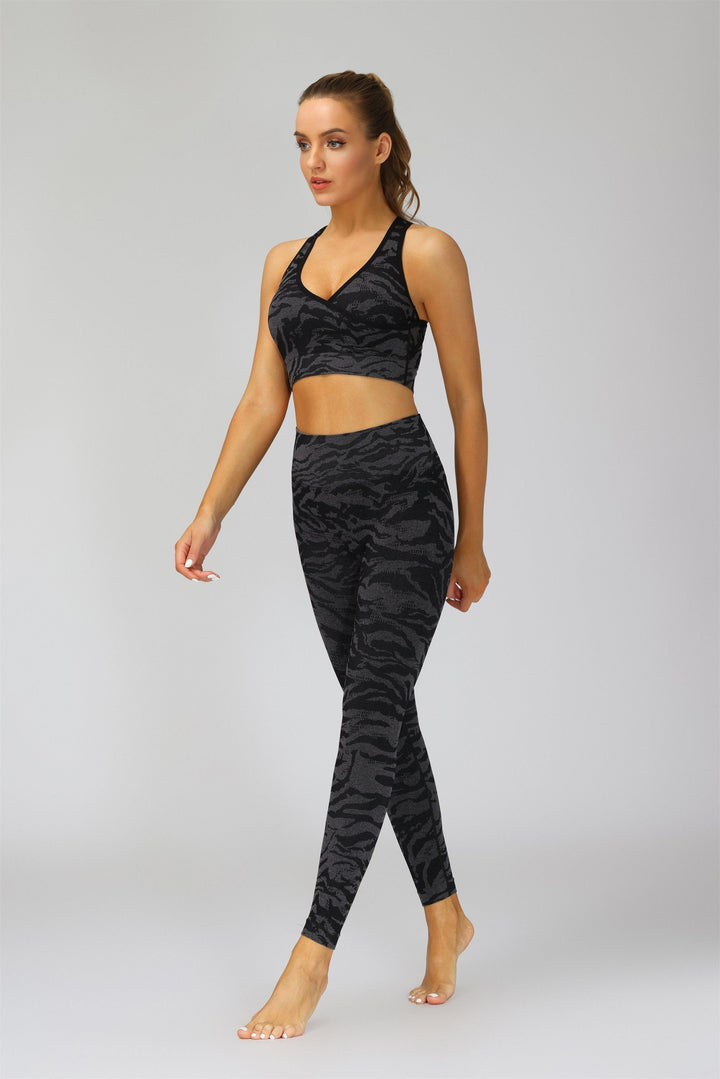 Wildly Comfortable Tiger-Print Seamless Leggings