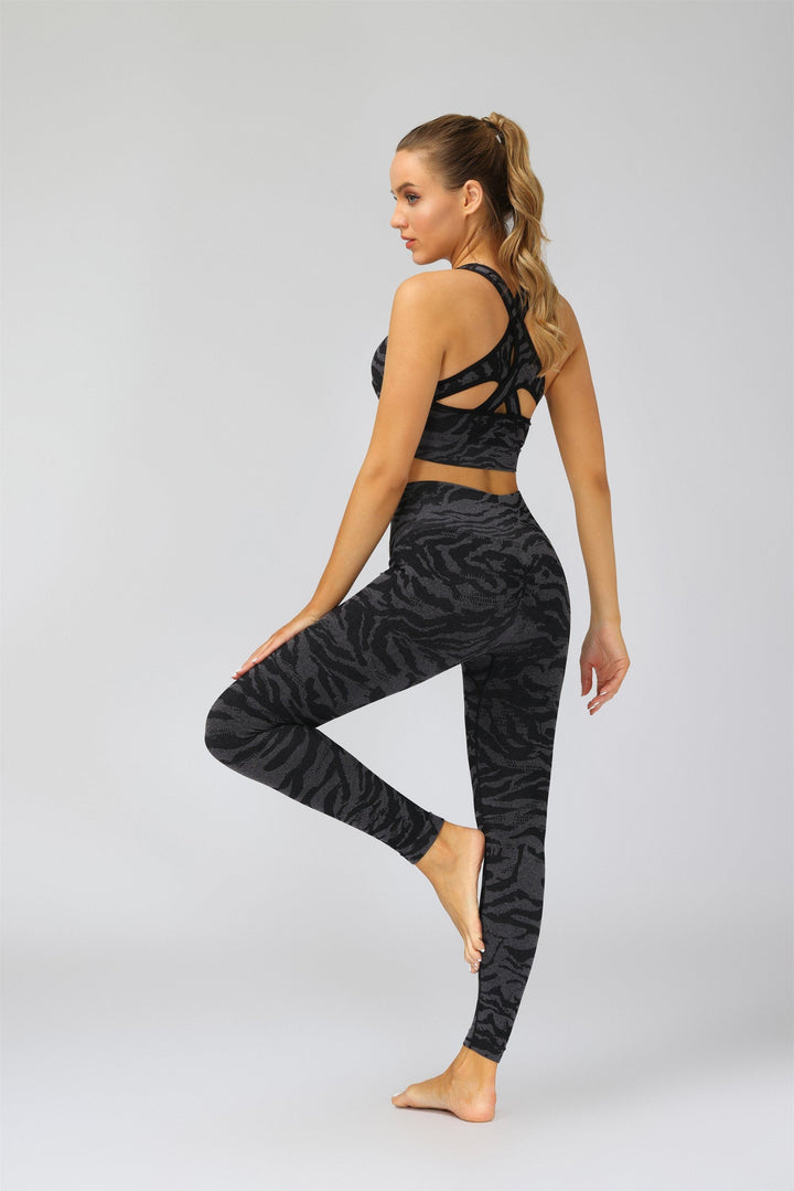 Wildly Comfortable Tiger-Print Seamless Leggings