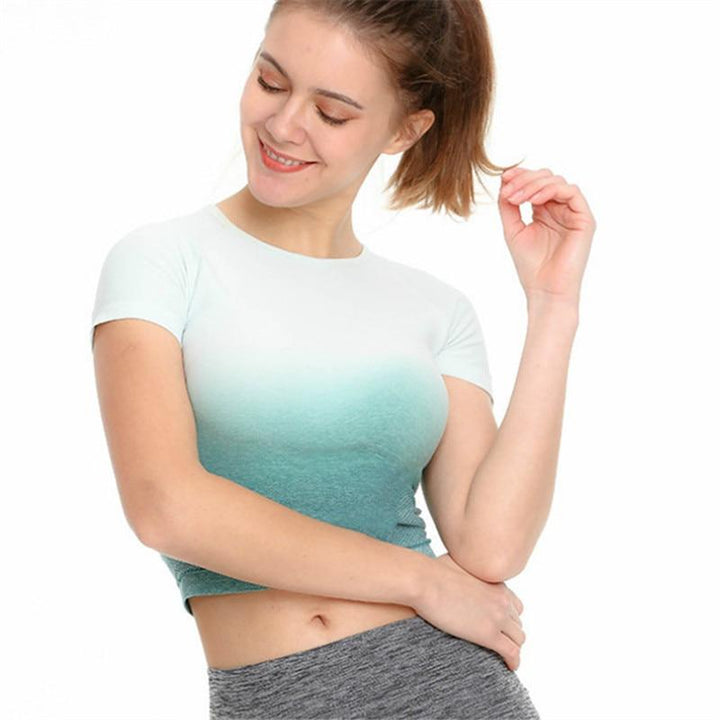 Stylish Ombre Short Sleeve Tee