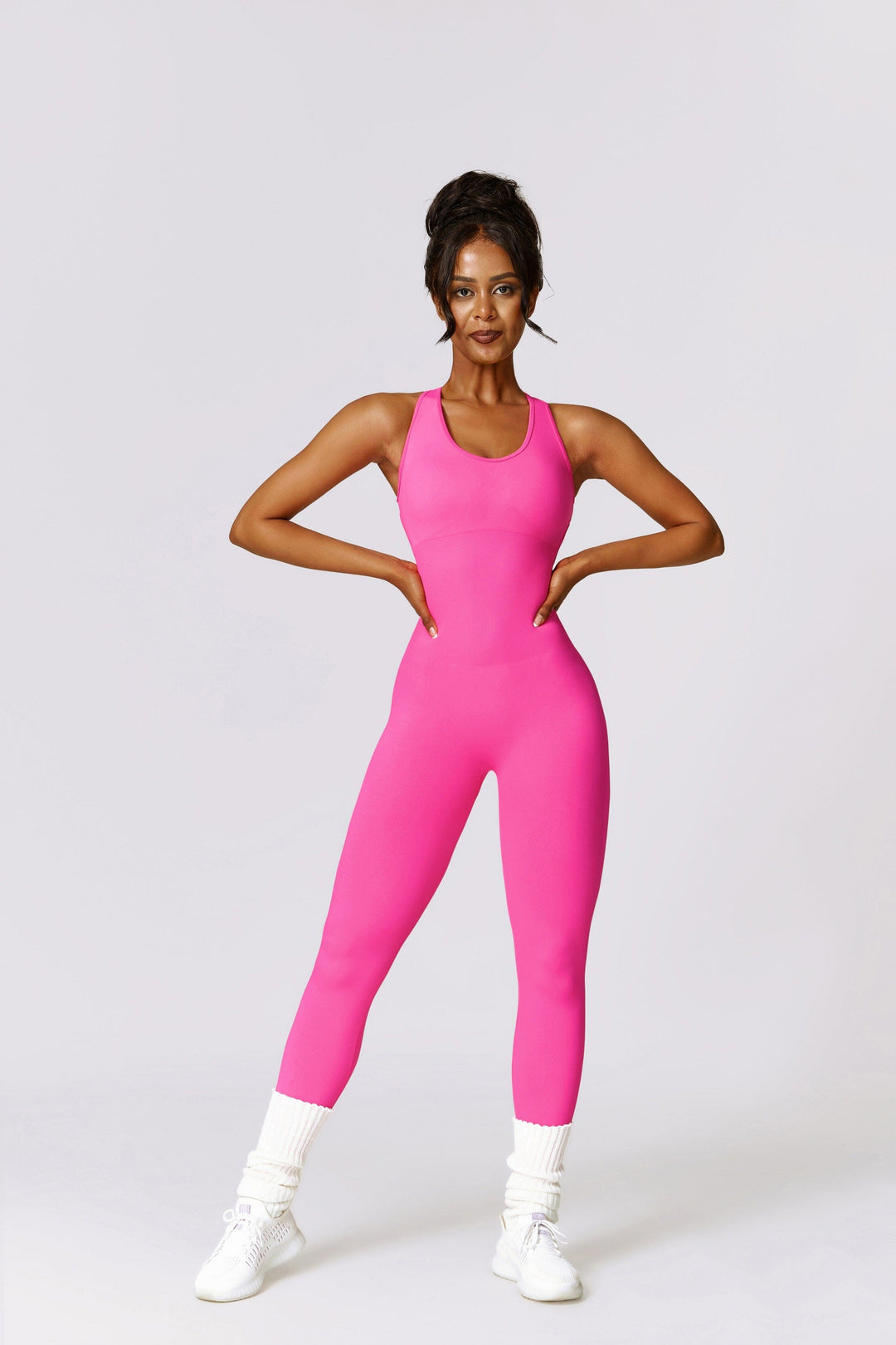 Elevate Your Style: Aurora Seamless Racerback Jumpsuit