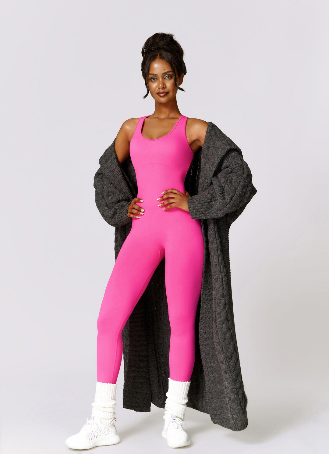 Elevate Your Style: Aurora Seamless Racerback Jumpsuit