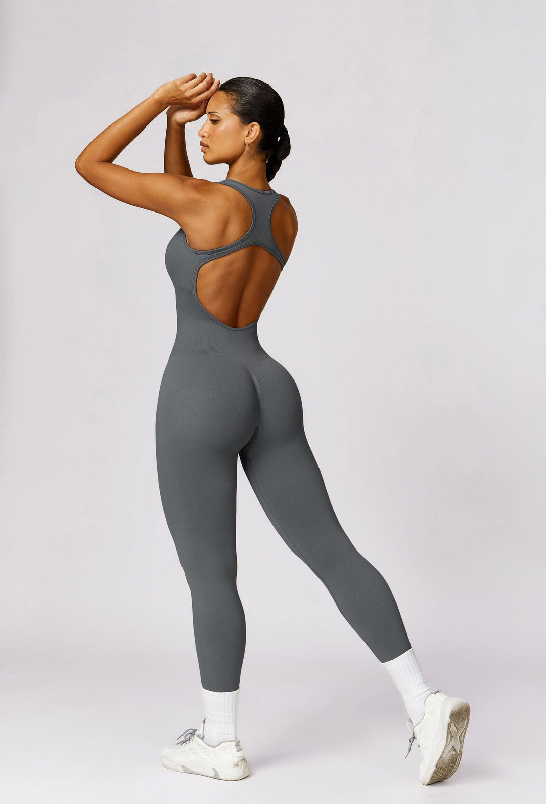 Elevate Your Style: Aurora Seamless Racerback Jumpsuit