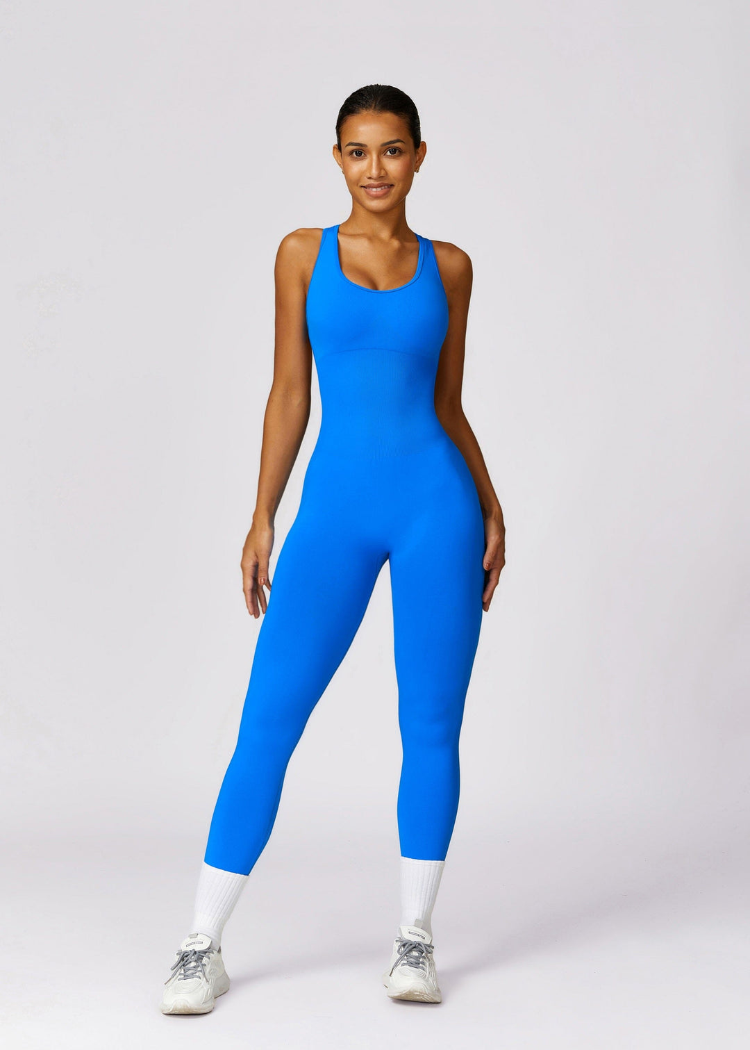 Elevate Your Style: Aurora Seamless Racerback Jumpsuit