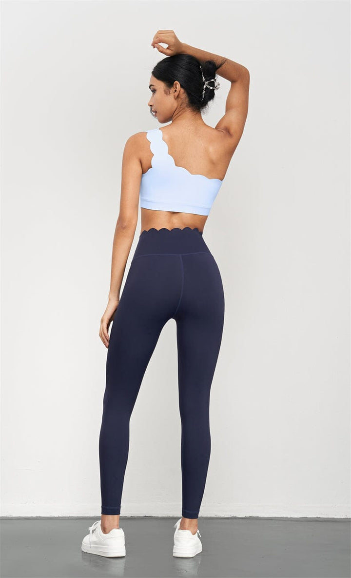 Effortlessly Chic Petal High-Waisted Leggings