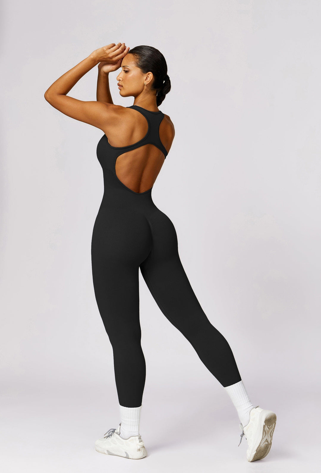 Elevate Your Style: Aurora Seamless Racerback Jumpsuit