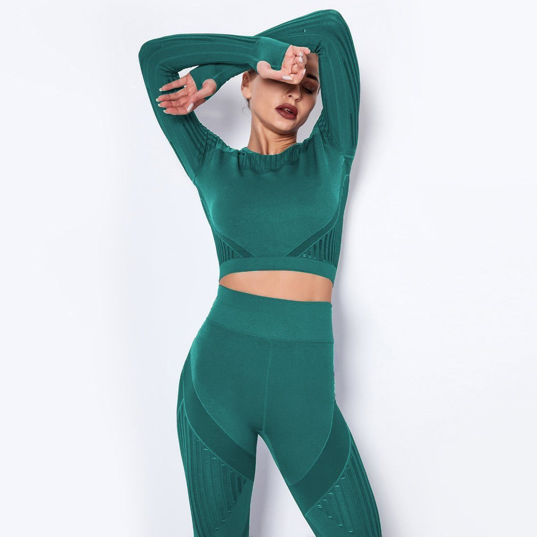Ultra-Comfortable Seamless Mesh Crop Top