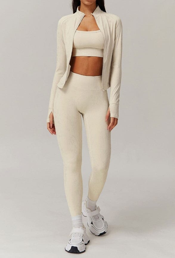 Ultimate Performance Gym Set - Stylish Leggings & Matching Jacket