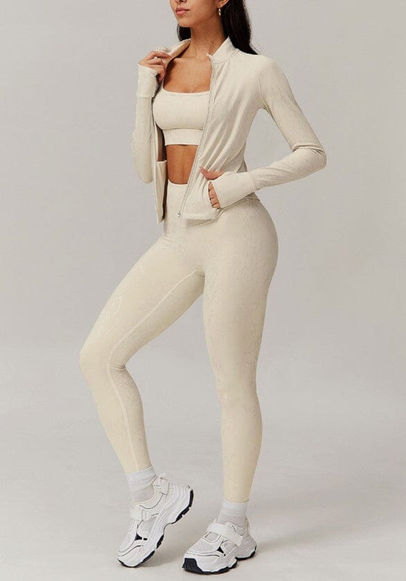 Ultimate Performance Gym Set - Stylish Leggings & Matching Jacket