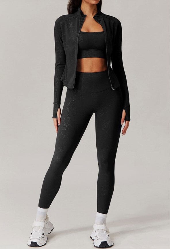 Ultimate Performance Gym Set - Stylish Leggings & Matching Jacket