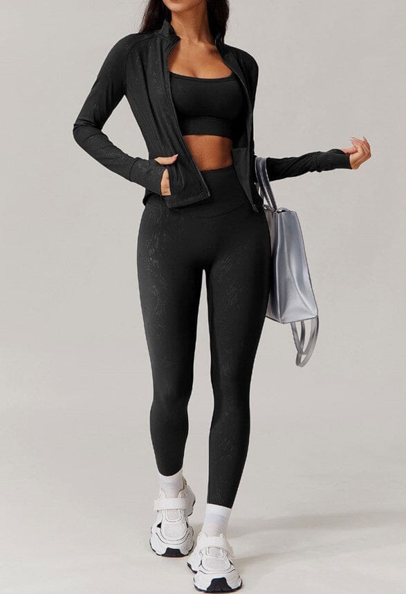 Ultimate Performance Gym Set - Stylish Leggings & Matching Jacket