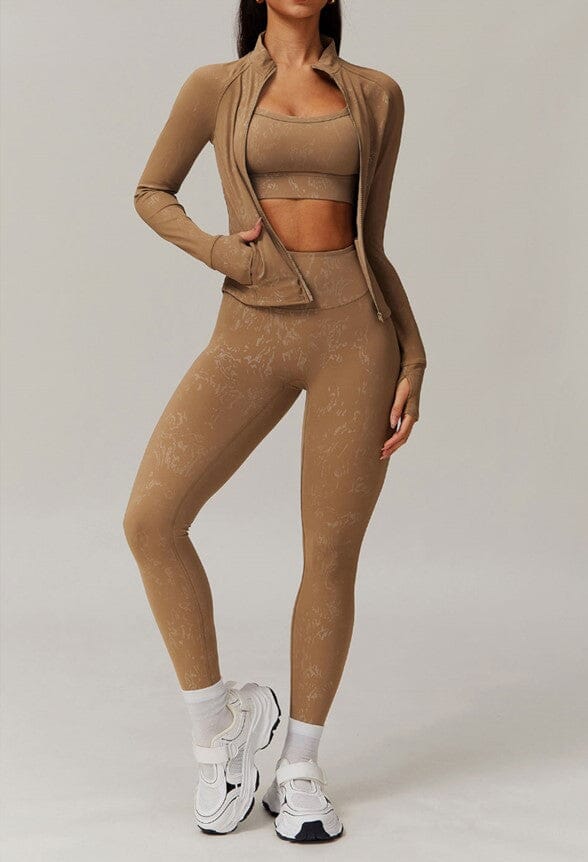 Ultimate Performance Gym Set - Stylish Leggings & Matching Jacket