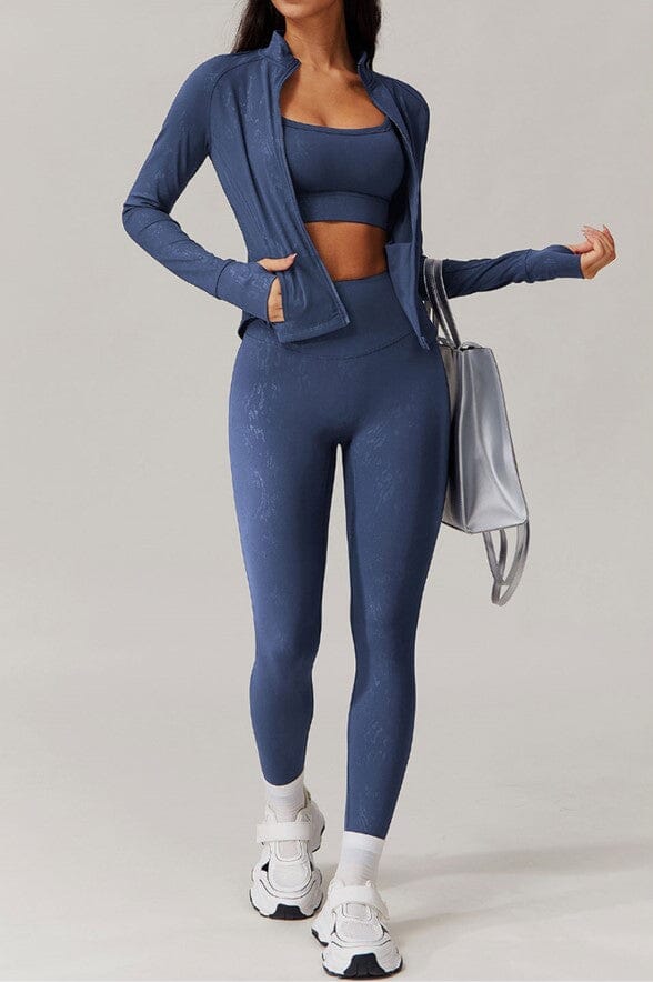 Ultimate Performance Gym Set - Stylish Leggings & Matching Jacket