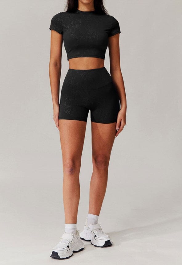 Ultimate Performance Gym Set - Stylish Shorts and Top Combo