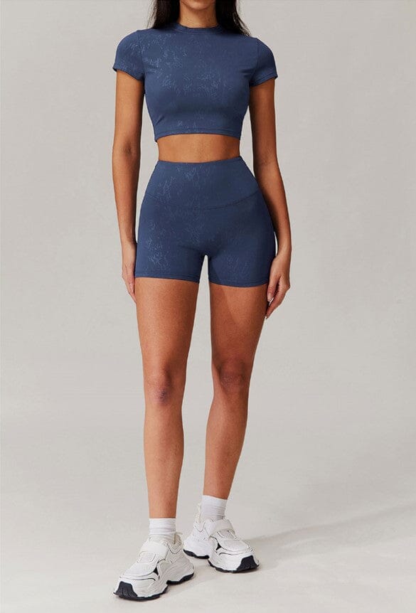 Ultimate Performance Gym Set - Stylish Shorts and Top Combo