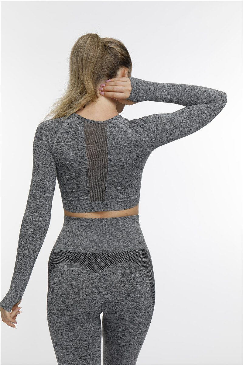 Stylish Long Sleeve Workout Shirt