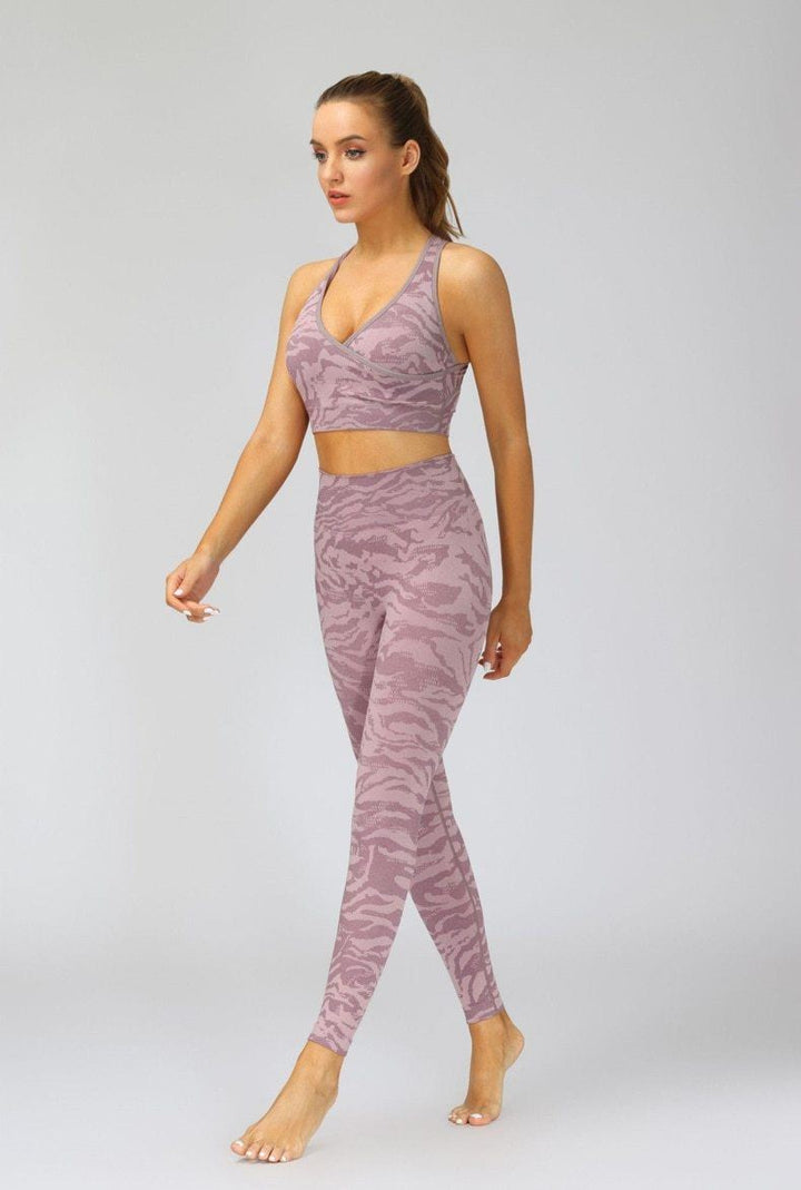 Wildly Comfortable Tiger-Print Seamless Leggings