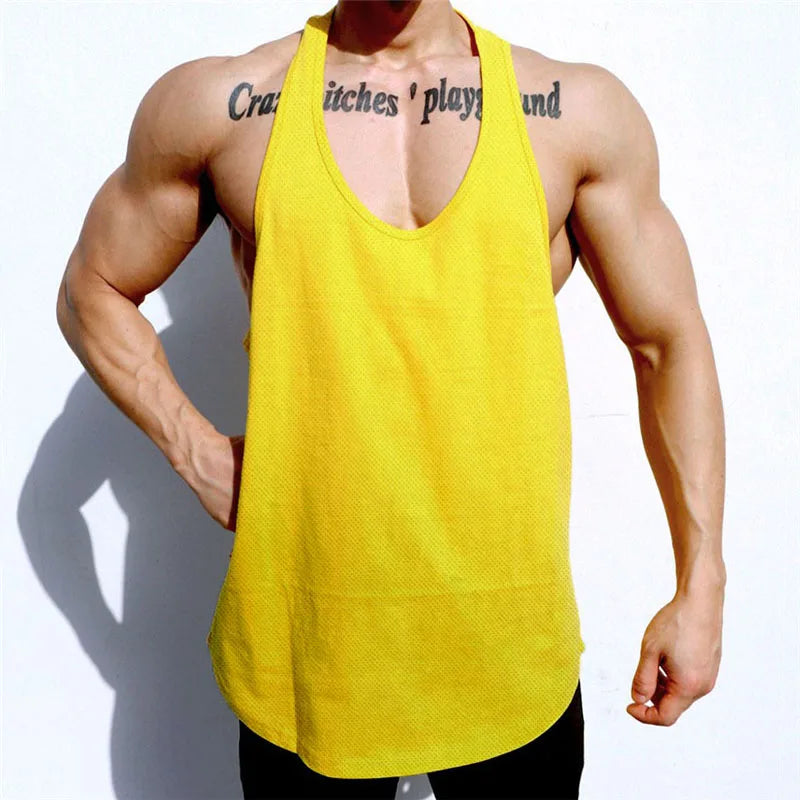 Yellow Pro Formance Tank Top