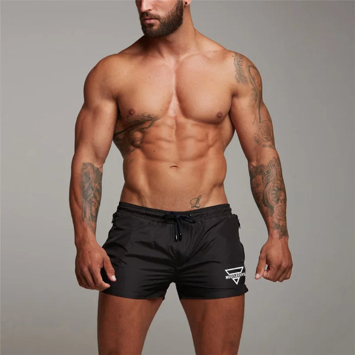Black MuscleGuys Shorts