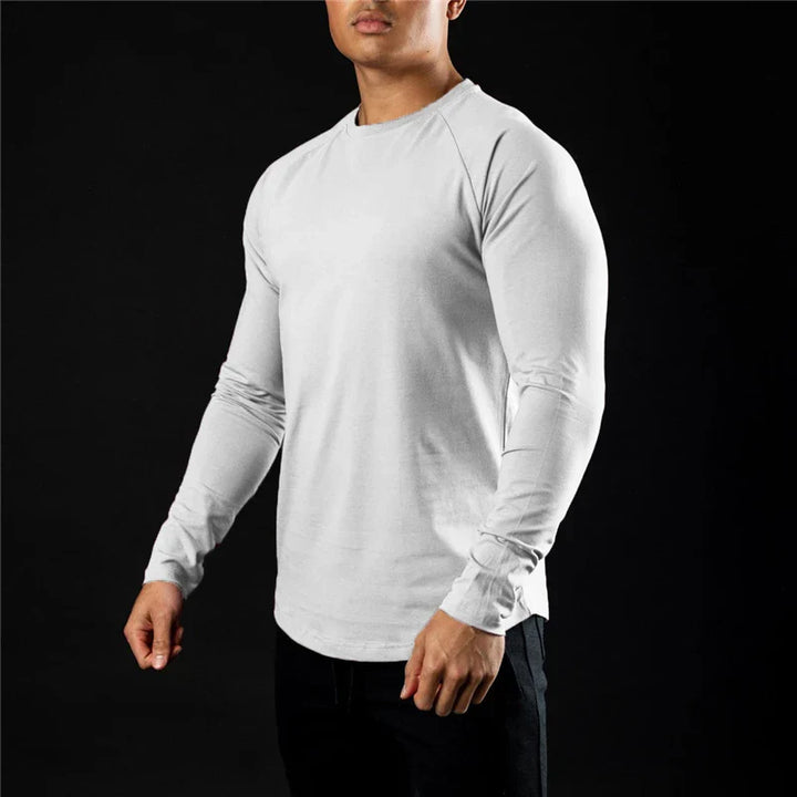 White Hyperflex Sport Long Sleeve T-Shirt