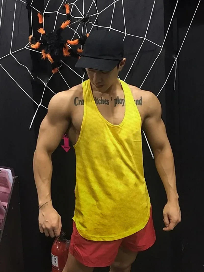 Yellow Pro Formance Tank Top