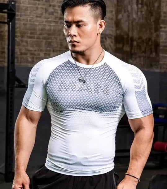 White Compression Baselayer T-Shirt