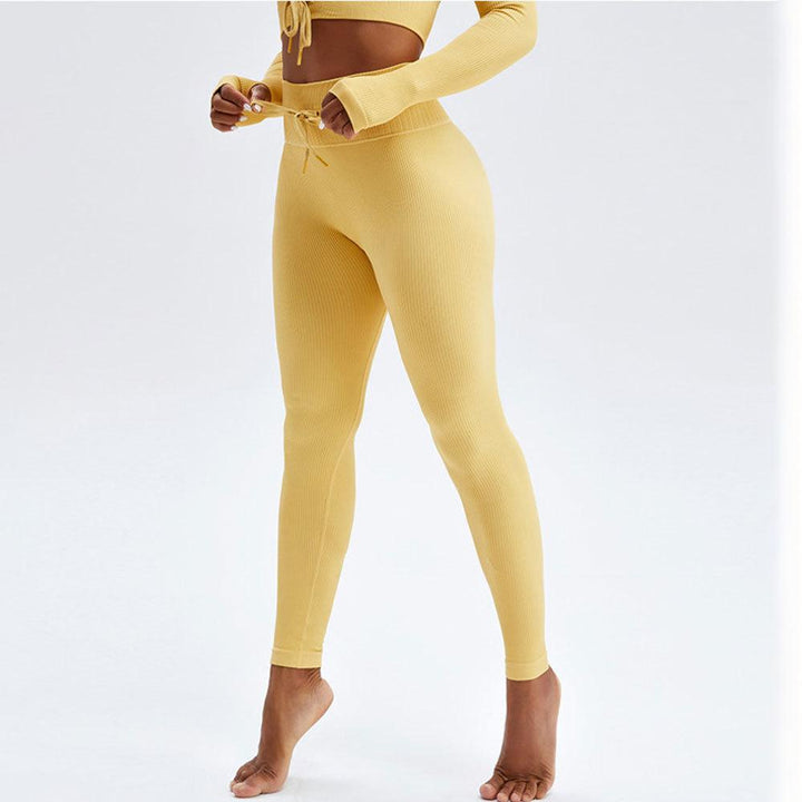 Chic Ribbed Sculpting Leggings