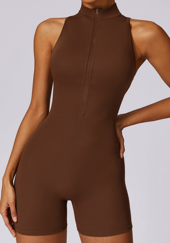 Chic Regent Zip-Up Jumpsuit for Effortless Style