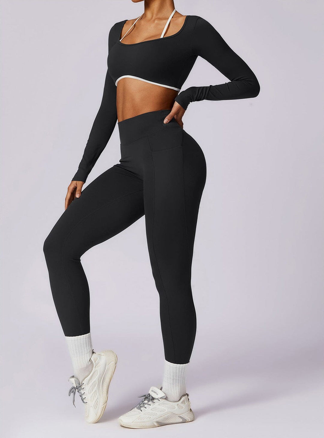 Enchanted Faerie Fitness Set - Stylish Leggings & Top Combo