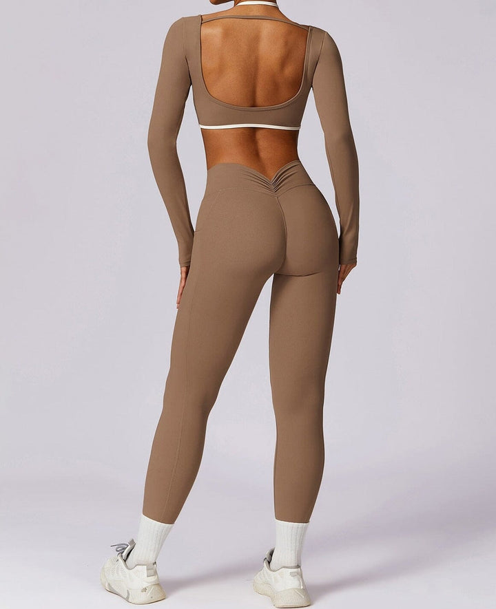 Enchanted Faerie Fitness Set - Stylish Leggings & Top Combo