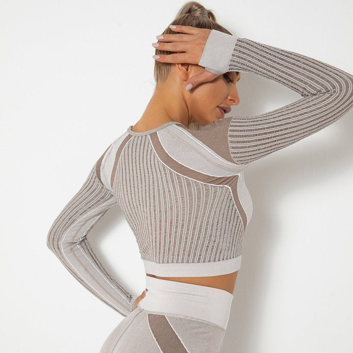 Ultra-Comfortable Seamless Mesh Crop Top