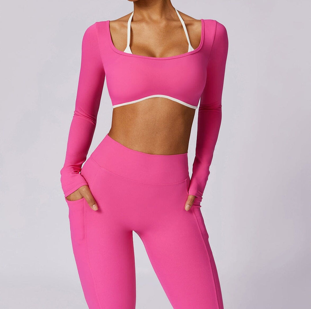 Enchanted Faerie Fitness Set - Stylish Leggings & Top Combo