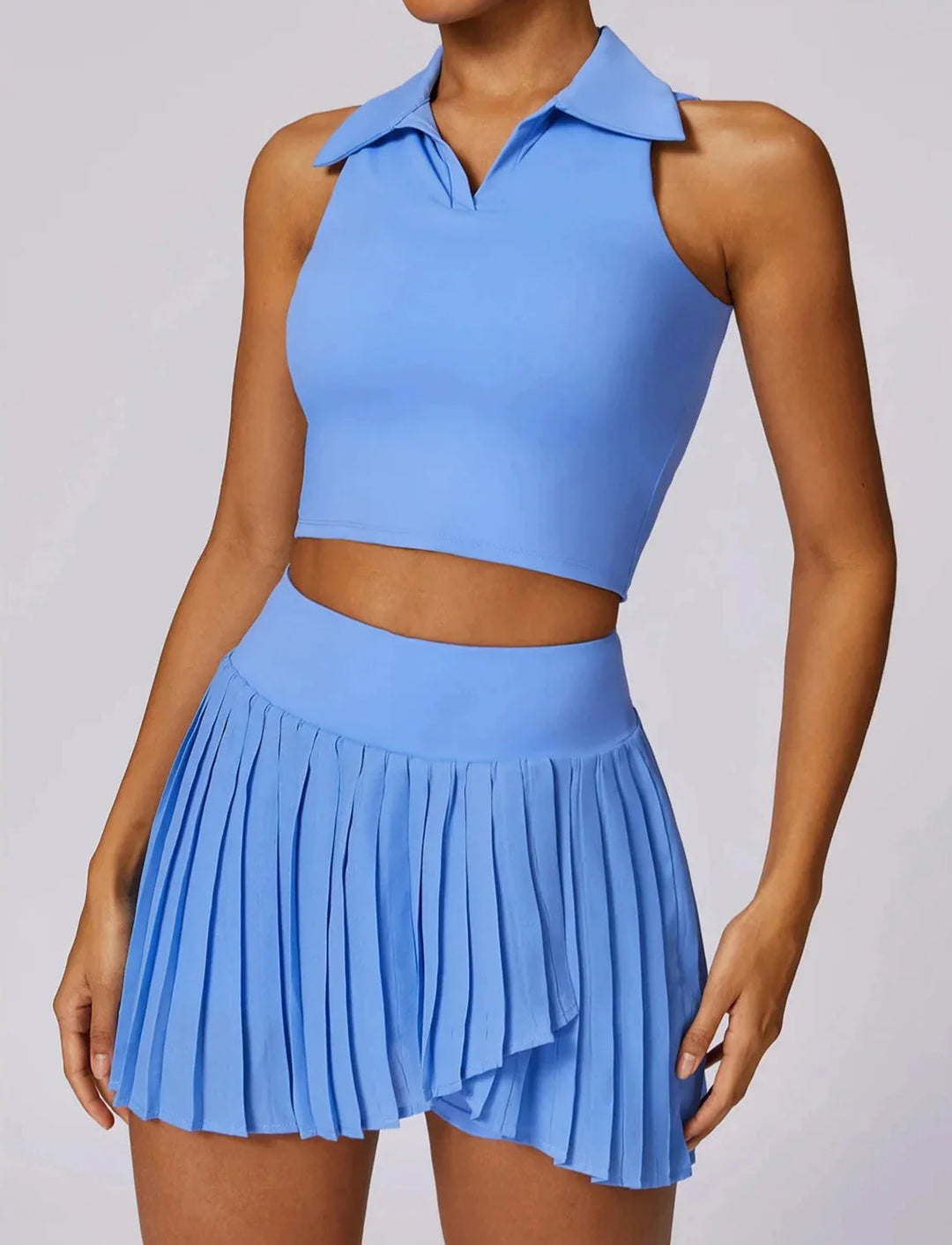 Sunny Days Tennis Ensemble - Stylish Skirt and Top