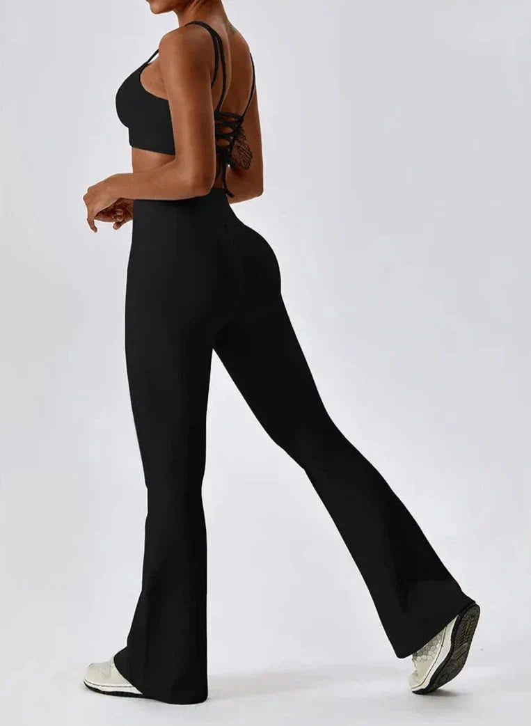 Soulmate Flared Ensemble - Stylish Leggings & Chic Top