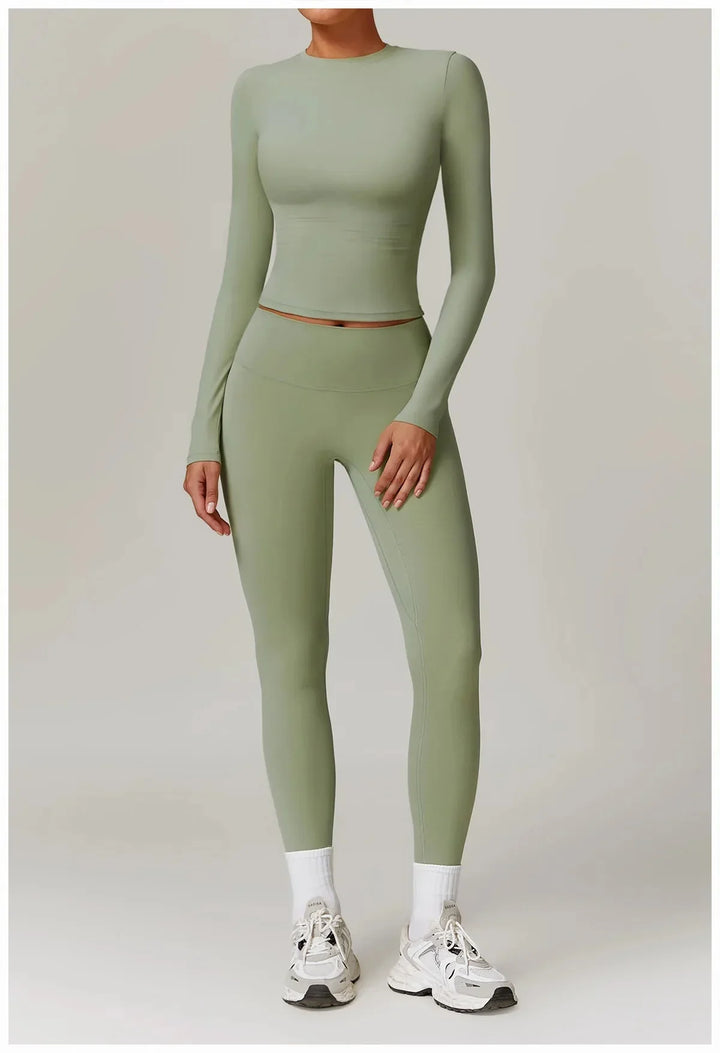 Enchanting Workout Ensemble - Leggings & Matching Top