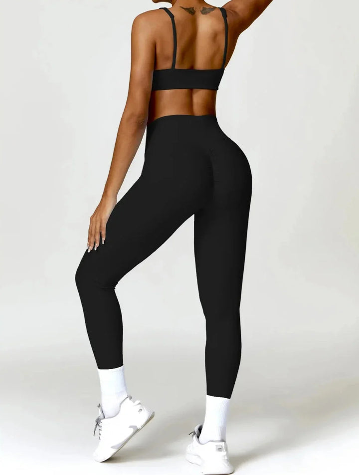 Elevate Your Workout with the Charm Flex Performance Bra and Leggings Set