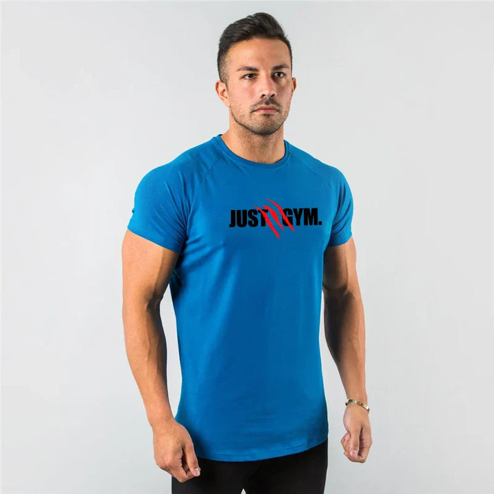 Blue Just Gym T-Shirt