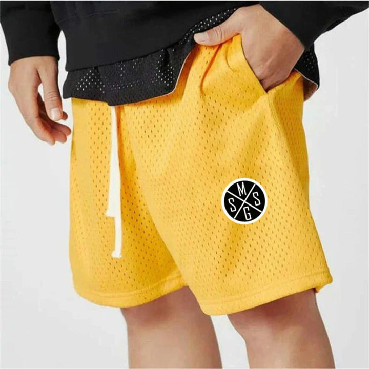 Yellow Tech Pro Shorts