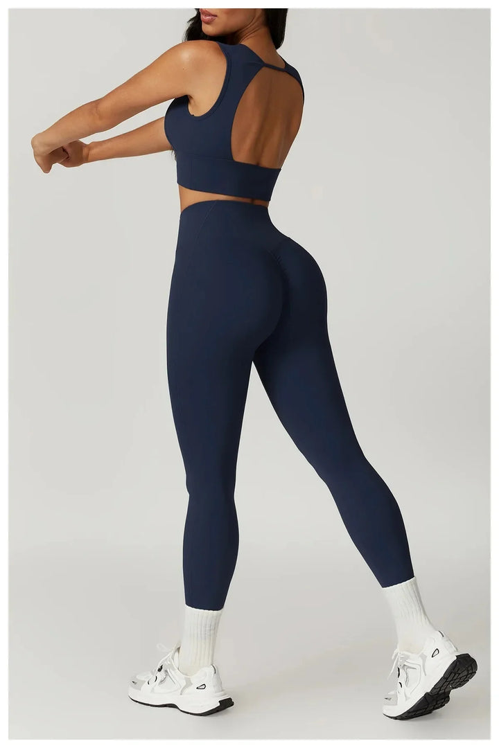 Elevate Your Game: Backless Performance Leggings & Top Set