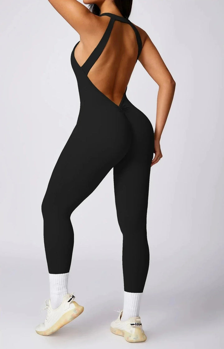 Dazzling Booty-Lifting Scrunch Jumpsuit
