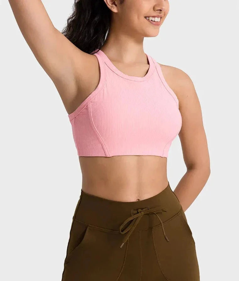 Elevate Fit High-Neck Sports Bra