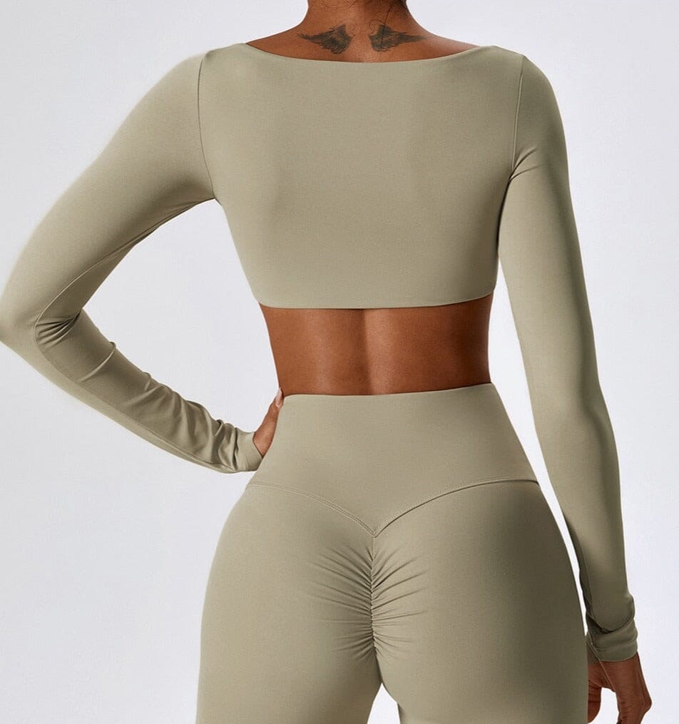 Adventure-Ready Long Sleeve Crop Top