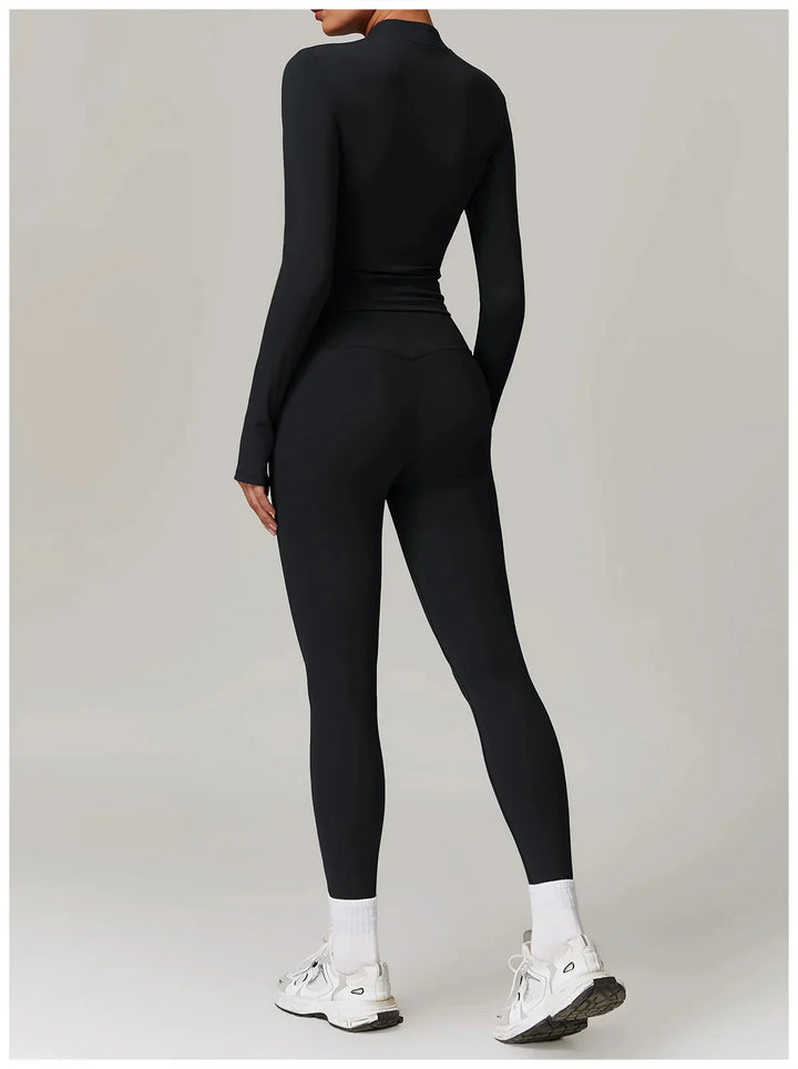 Enchanting Workout Tracksuit Set - Stylish Leggings & Top