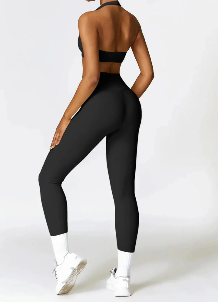 Enchanting Mystic Vest Activewear Set - Stylish Leggings & Matching Top