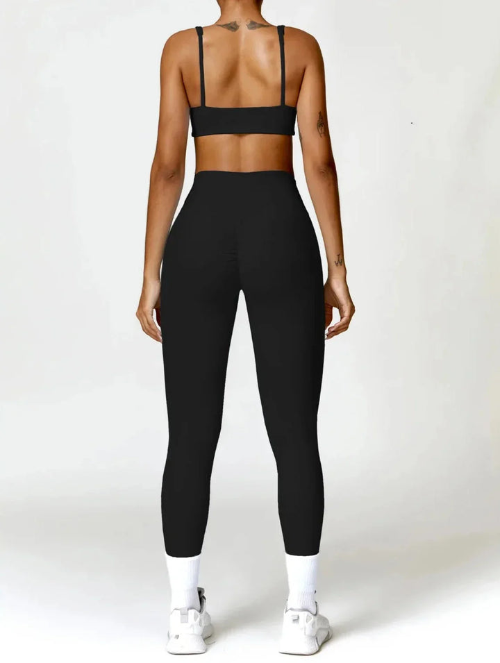 Elevate Your Workout with the Charm Flex Performance Bra and Leggings Set