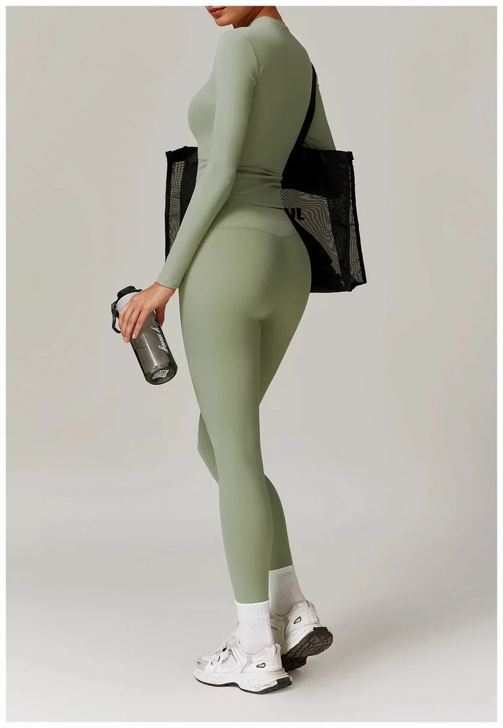 Enchanting Workout Ensemble - Leggings & Matching Top