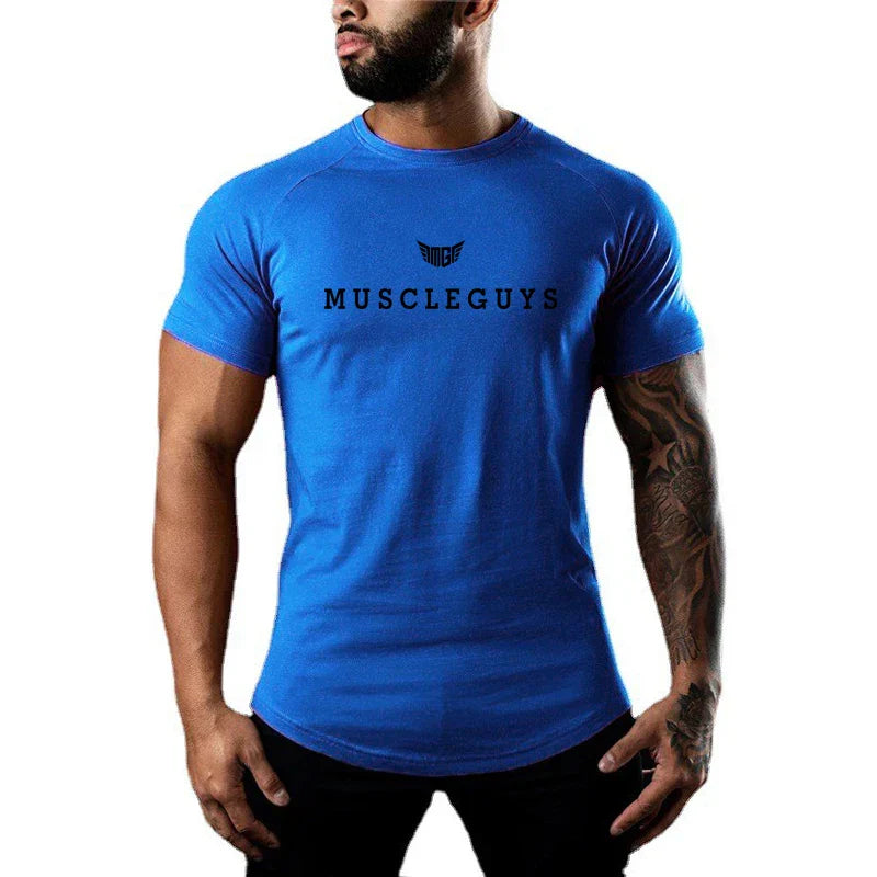 Blue MuscleGuys T-Shirt