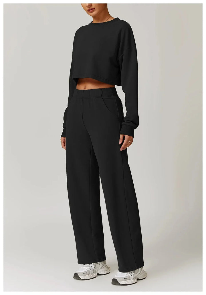 Ultimate Fitness Ensemble - Stylish Pants & Top Combo