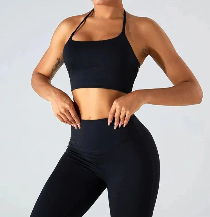 Savvy Double Cross Back Sports Bra